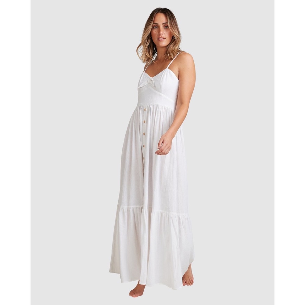 Billabong White Maxi Franca Dress 𓇬☽ - Picture 5 of 8